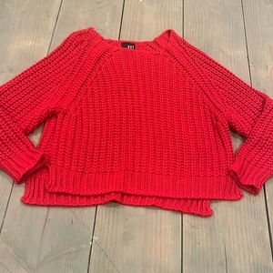 Kut XL Red Knit Sweater